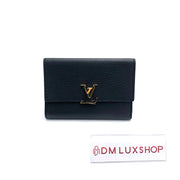 LV Capucines Wallet Black